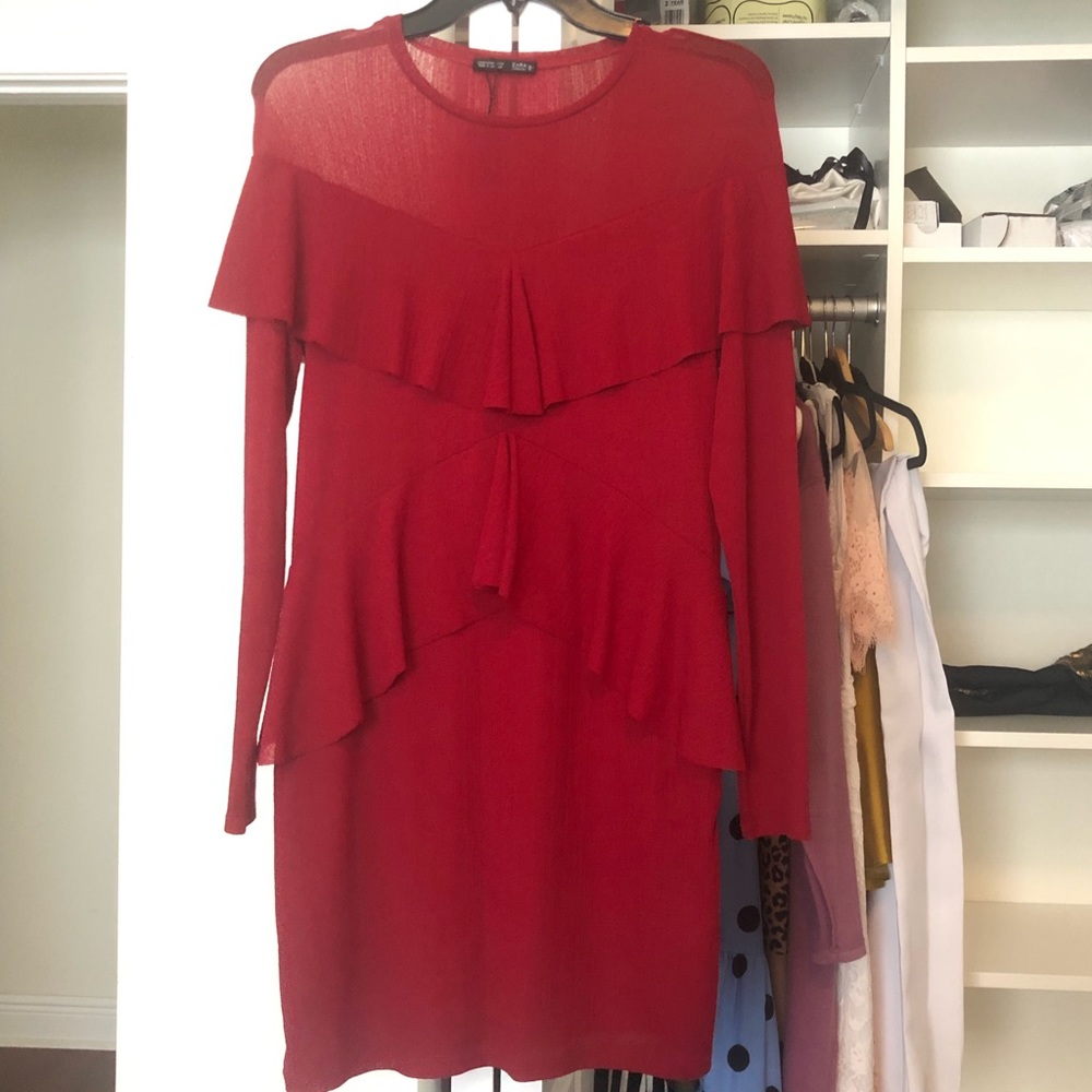 Red Dress Zara